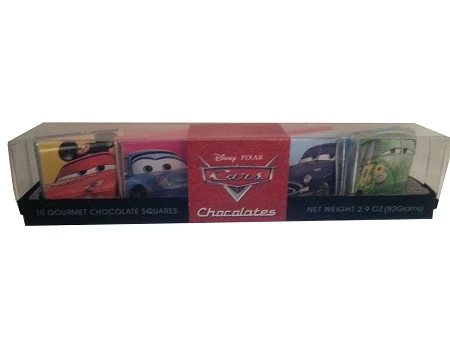 New ???? Disney Chocolatears ???? Candy - Gourmet Chocolate Squares - Cars ???? 3 New ???? Disney Chocolatears ???? Candy - Gourmet Chocolate Squares - Cars ????