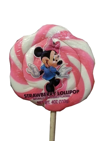 Deals ???? Disney Parks Lollipop - Minnie Mouse - Pink And White Swirl - 4 Oz ???? 3 Deals ???? Disney Parks Lollipop - Minnie Mouse - Pink And White Swirl - 4 Oz ????